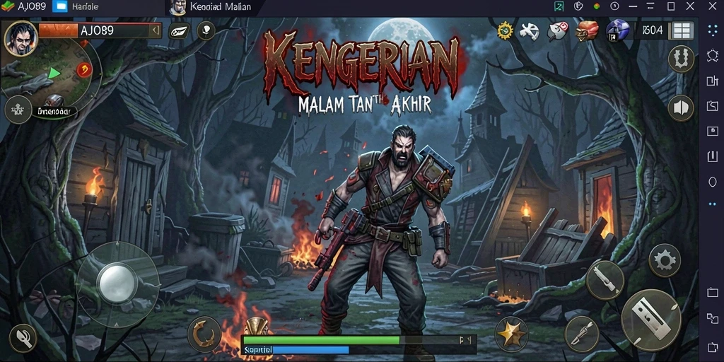 Tampilan gameplay AJO89 yang penuh ketegangan dan misteri.