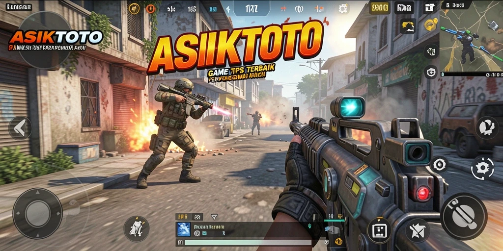 Tampilan gameplay seru dari game TPS ASIKTOTO.