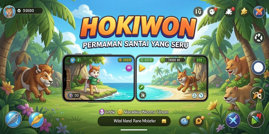 Menampilkan momen seru gameplay HOKIWON yang mengasyikkan.