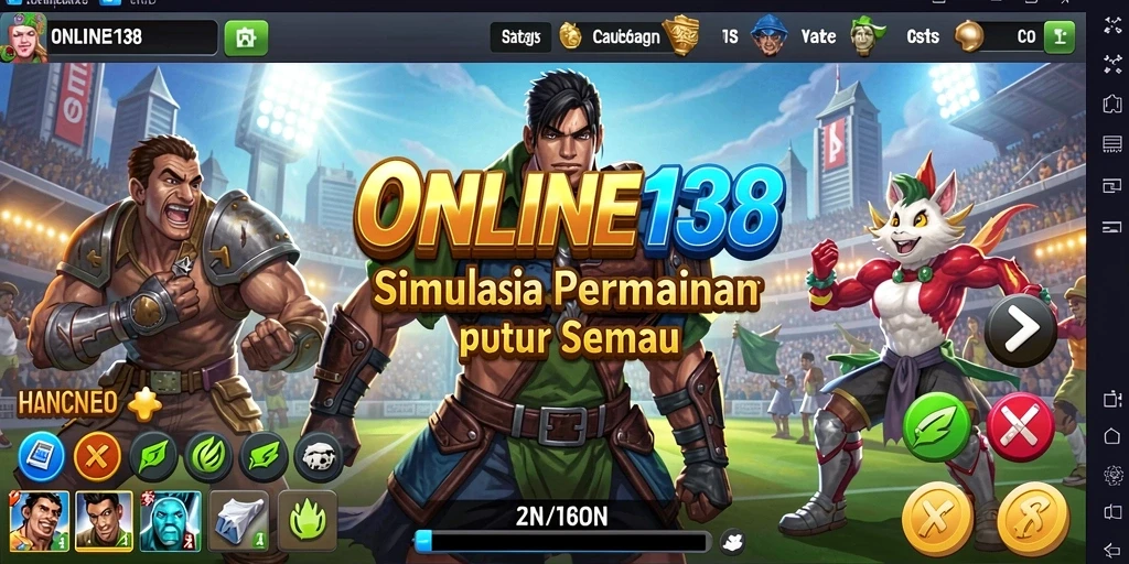 Tampilan gameplay ONLINE138 yang menarik dan interaktif.
