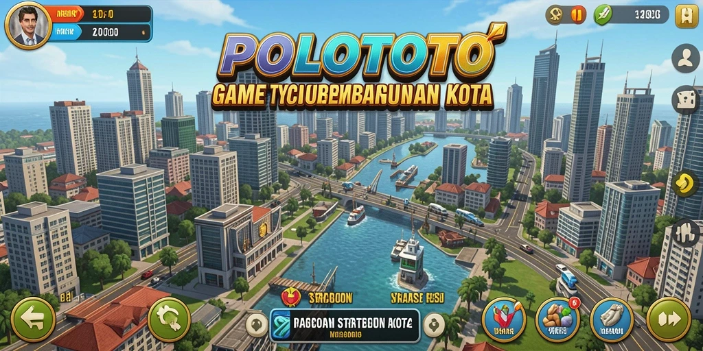 Tampilan gameplay POLOTOTO yang menarik dan penuh warna.