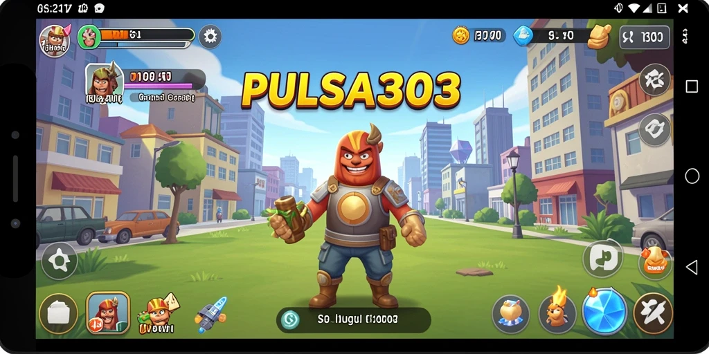 Tangkapan layar gameplay <strong>PULSA303</strong> menampilkan mekanika Idle yang menarik dan karakter yang beragam.