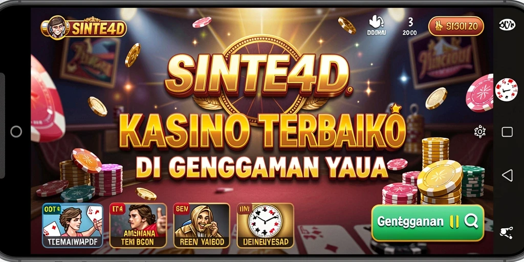 Tampilan permainan Kasino yang memukau dan interaktif.